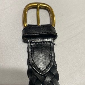 Men’s black braided belt 36x1.25